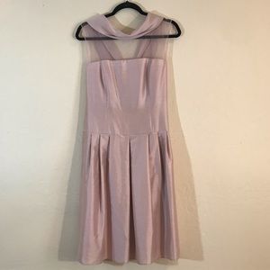 Formal Dress with Sheer Shoulder Area